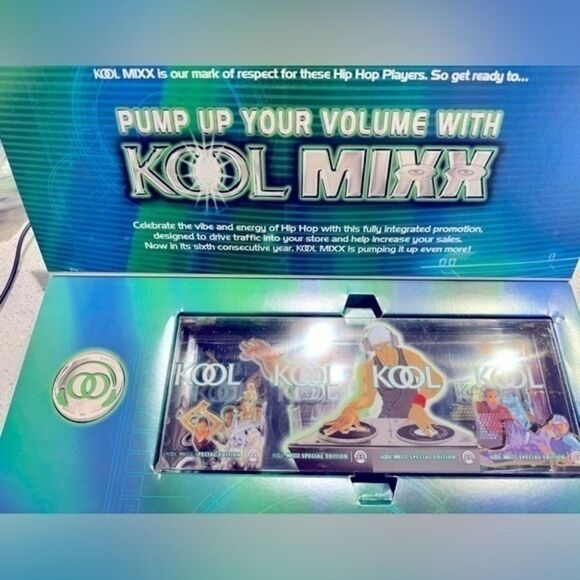 Vintage Mixx Kool Display Dj's Cigarettes Collectible Empty No Cigarettes Music - Picture 1 of 7